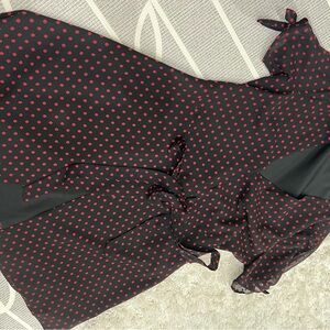 BCBGeneration Black Dress with Red Accents